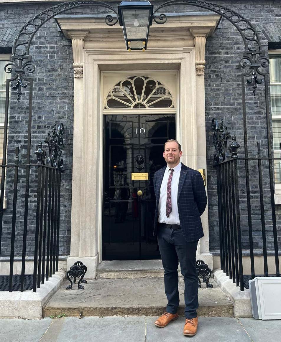 Nick Peres at Number 10 Downing Street